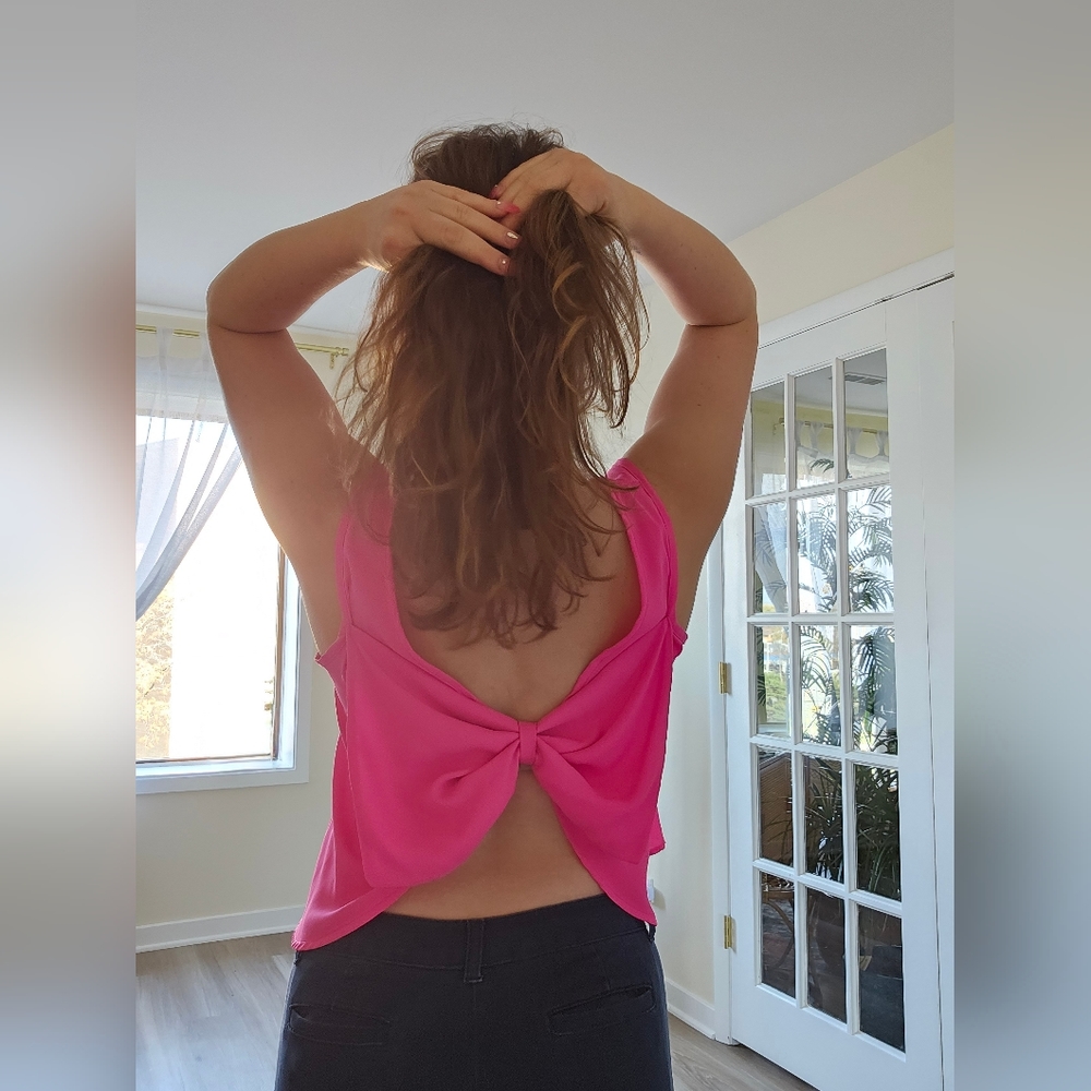 Pink top